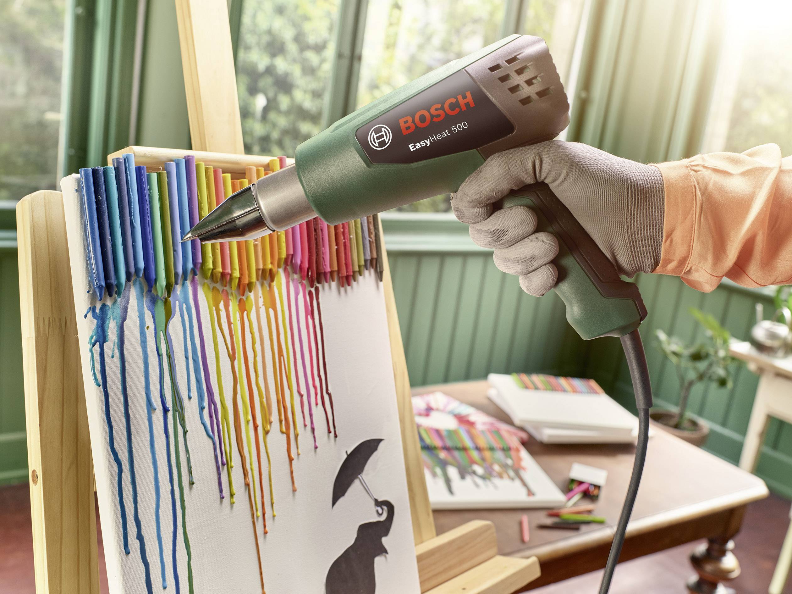 Bosch 06032A6000 EasyHeat 500 Hőlégfúvó 1600 W | Conrad