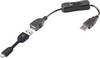 Renkforce USB kábel USB 2.0 USB-A dugó, USB mikro B dugó 0.25 m Fekete Be-/kikapcsolóval, aranyozott érintkező RF-3346626