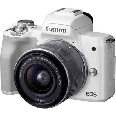 Canon EOS M50 EF-M 15-45 Kit Rendszer-fényképezőgép EF-M 15-45 mm Ház, Akkuval, Standard zoom objektívvel 24.1 Megapixel