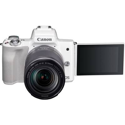 Canon EOS M50 EF-M 18-150 Kit Rendszer-fényképezőgép EF-M 18-150 mm Ház, Akkuval, Standard zoom objektívvel 24.1 Megapix