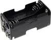 Elemtartó ceruzaelemhez 4x AA, klipszes, TRU COMPONENTS BH-343-2B