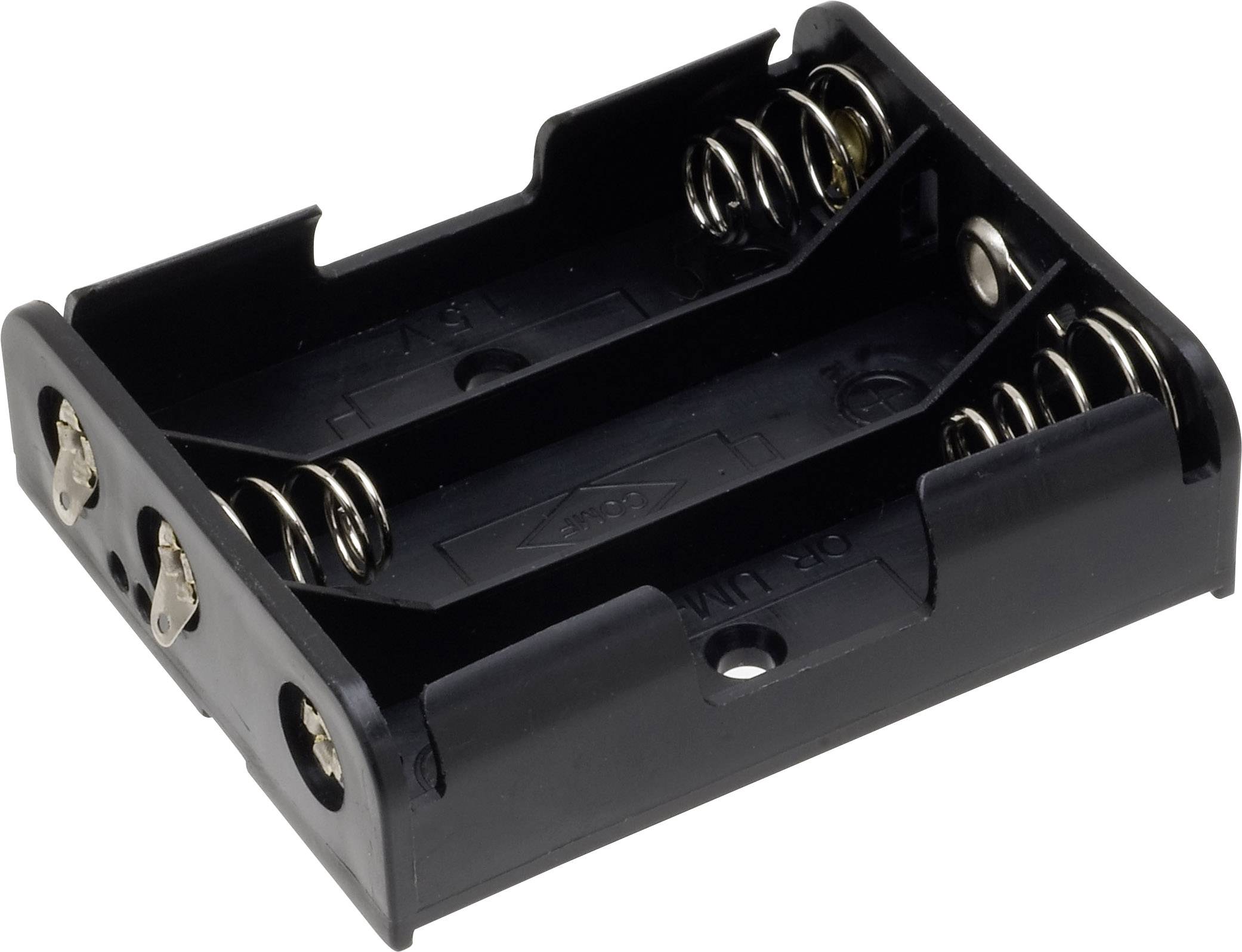 Elemtartó ceruzaelemhez 3x AA, forrasztható, TRU COMPONENTS BH-331D