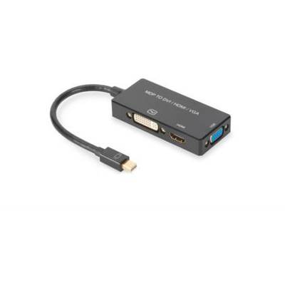 Digitus AV Konverter AK-340419-002-S [Mini DisplayPort - HDMI, DVI, VGA] 3840 x 2160 Pixel