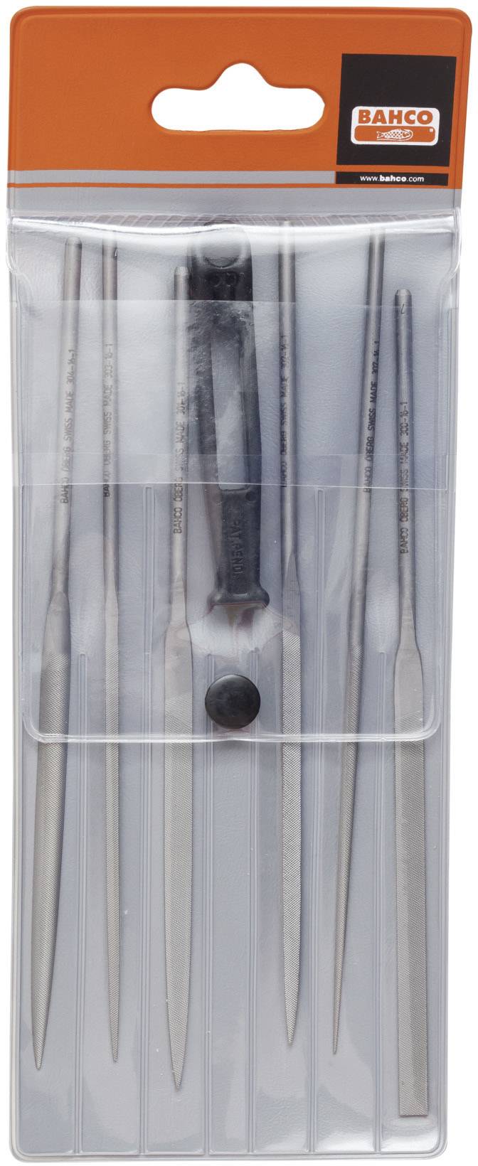 Tűreszelő készlet, 6 részes, 140 mm, műanyag táskában Bahco 2-470-14-4-0