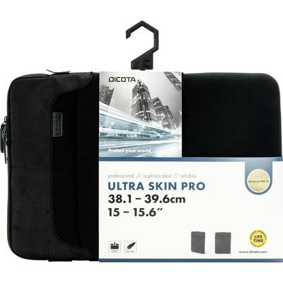 Dicota Notebook táska Ultra Skin PRO 15-15.6 Alkalmas: Max.: 39,6 cm (15,6")  Fekete