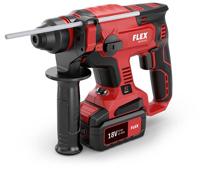 Flex CHE 18.0 -Akkus kombi kalapács 18 V akku nélkül-1