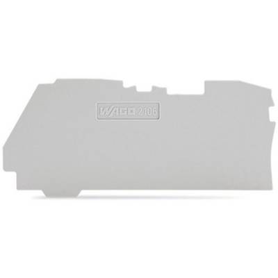 WAGO 2106-1291 Záró köztes lemez Szürke 100 db