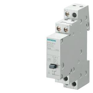 Siemens kismegszakító, modellszám látható. Elektromos biztosítóberendezésekben használják túlterhelés elleni védelemre.