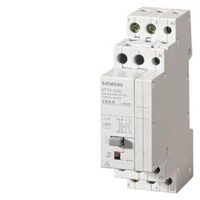 Siemens FI-védőkapcsoló típus 5TT61220, 16A, 230V. Fehér be-/kikapcsoló felület. Elektromos biztonsági komponens.