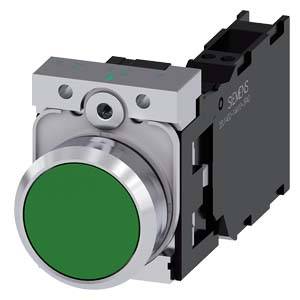 Siemens 3SU11500AB403FA0 3SU1150-0AB40-3FA0 Nyomógomb 1 db-0