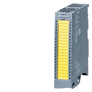 Keskeny, négyszögletes elektronikai modul sárga előlappal, valószínűleg ipari komponens, mint egy PLC-modul.