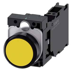 Siemens 3SU11000AB303FA0 3SU1100-0AB30-3FA0 Nyomógomb 1 db-0