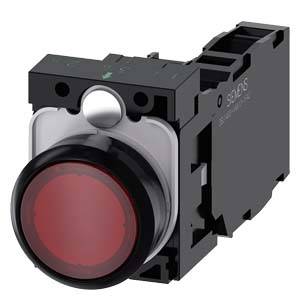 Siemens 3SU11030AB201FA0 3SU1103-0AB20-1FA0 Nyomógomb 1 db-0
