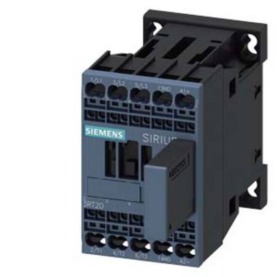 Siemens SIRIUS kontaktor kék felirattal, fekete házzal és több csatlakozási ponttal felül és alul.