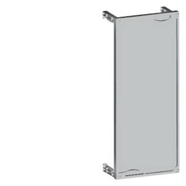 Siemens 8GK45014KK11 ALPHA 160 DIN, üres dobozfedél felszerelési készlet tartóval, RAL7035 H = 600 B = 250 Műanyag Élénk szürke 1 db
