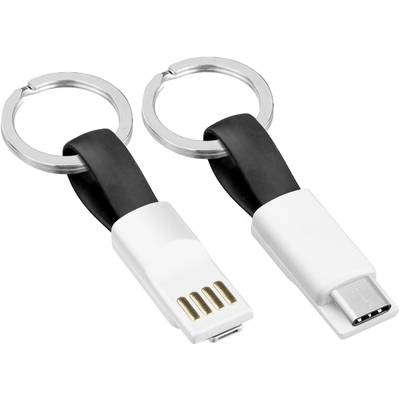  USB töltőkábel USB 3.2 Gen1 (USB 3.0 / USB 3.1 Gen1) USB-A dugó, USB-C® dugó 0.11 m Fekete  SMRTER_COLI_USBC_BK2