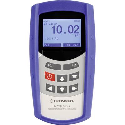Greisinger G7500 Kombinált mérőműszer  pH érték, Redox (ORP), Hőmérséklet, O2 telítettség, O2 koncentráció, Vezetőképess