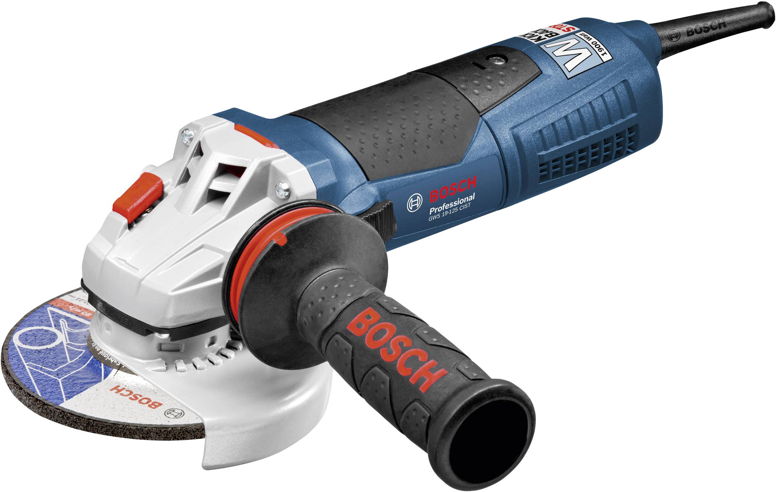 Bosch Professional GWS 19-125 CIST 060179S002 Sarokcsiszoló 125 mm 1900 W
