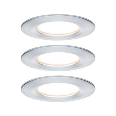 Fürdőszobai beépíthető lámpa 3 részes készlet LED LED 19.5 W IP44 Paulmann Nova Alumínium