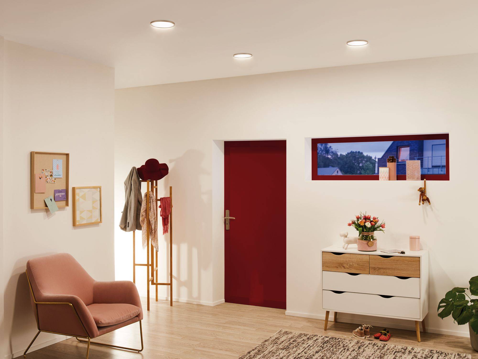 Paulmann 92946 Areo LED-es beépíthető panel LED Fixen beépített LED-es 12 W Nikkel (matt)