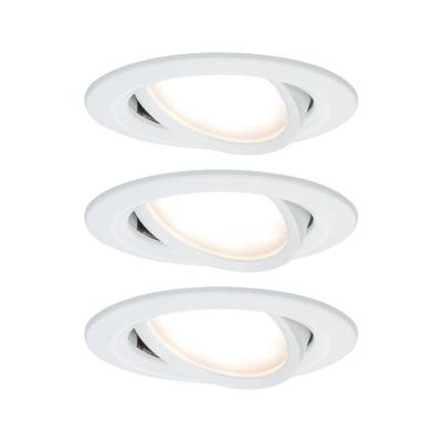 Beépíthető LED lámpakészlet 19,5 W, 3 részes, fehér (matt), Paulmann 93485 Nova