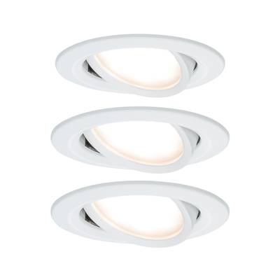 Beépíthető LED-es lámpa készlet, 3 részes, 19,5 W, fehér, Paulmann 93449 Nova