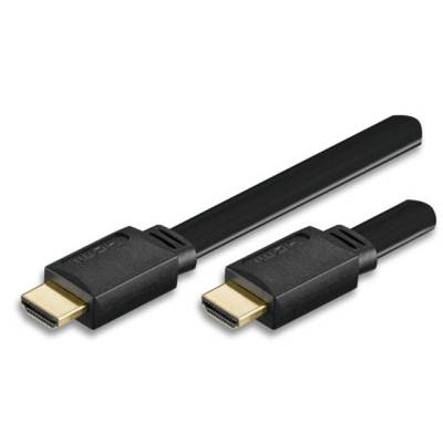 TECHly HDMI Csatlakozókábel HDMI-A dugó, HDMI-A dugó 1.00 m Fekete ICOC-HDMI-FE-010  HDMI kábel