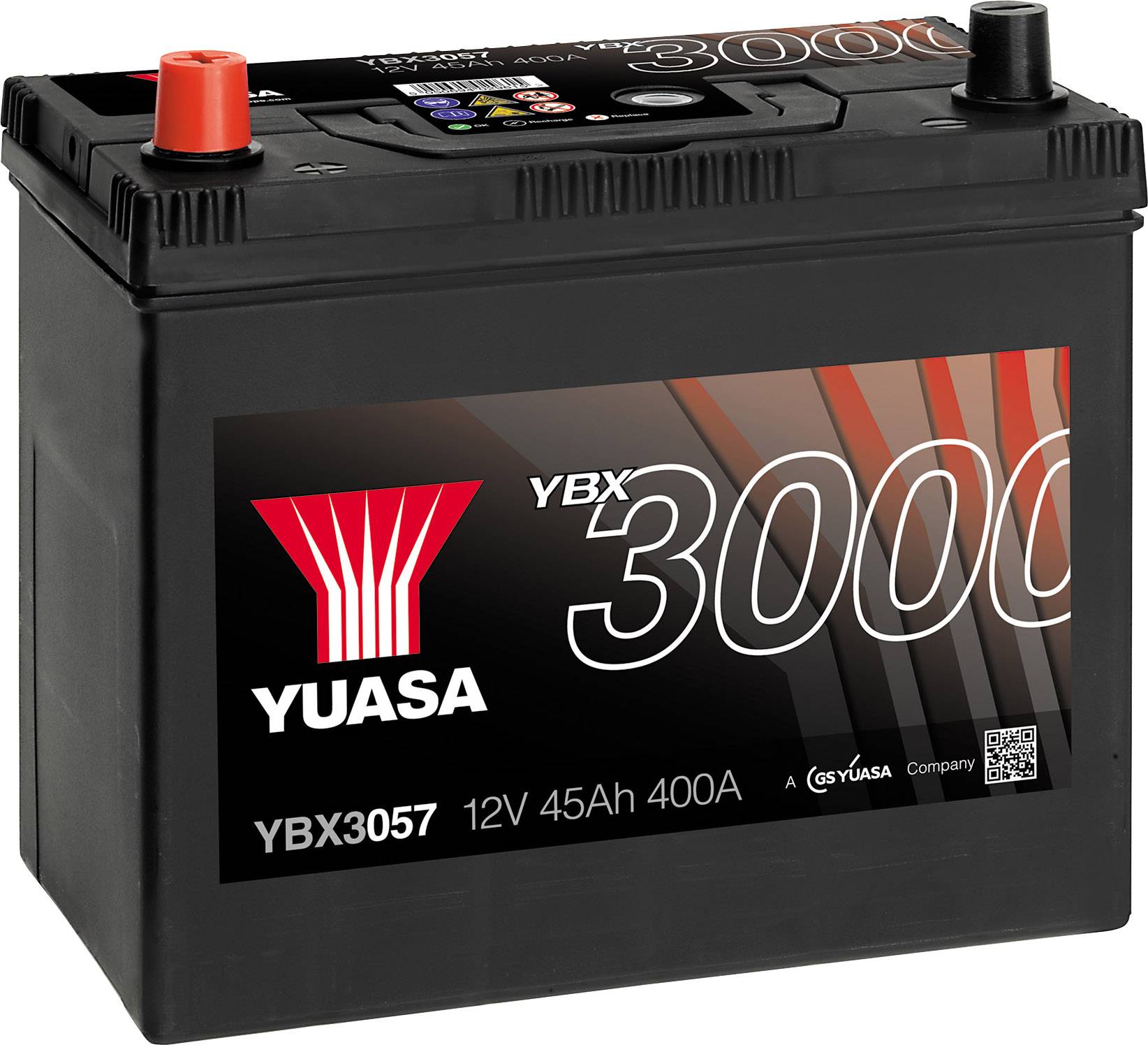 Yuasa SMF YBX3057 Autó akku 45 Ah Pólustípus: T1/T3