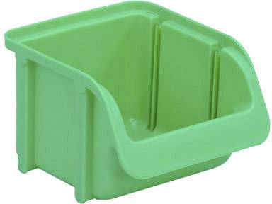 Hünersdorff 671400 Nyitott tárolódobozok (Sz x Ma x Mé) 115 x 100 x 75 mm Zöld 1 db