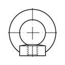 Gyűrűs anya M30 DIN 582 rozsdamentes acél A2 TOOLCRAFT TO-5358063
