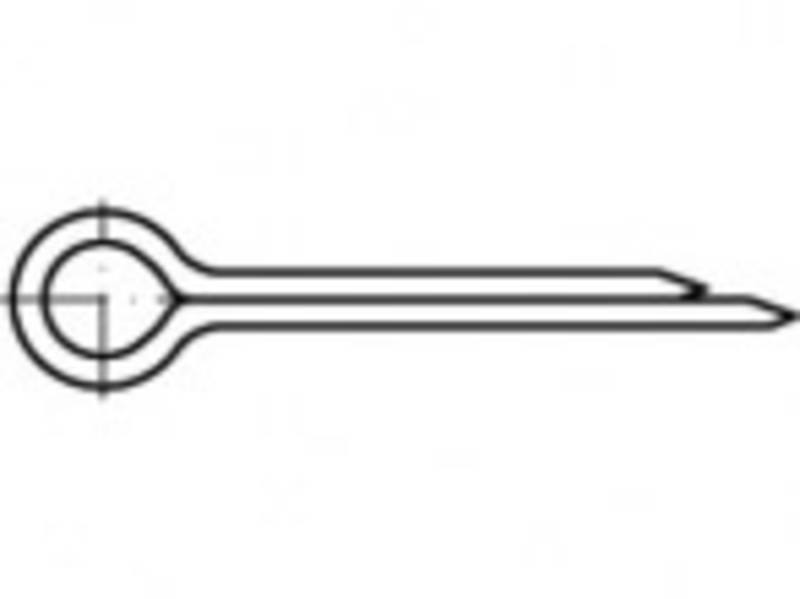 Sasszeg TOOLCRAFT ISO 1234 A 4, méret: 3,2 x 25 mm 100 db ár, eladó ...