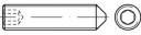 Menetes stift M10 35 mm rozsdamentes acél A1, A2 TOOLCRAFT TO-5370357 10 db