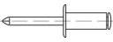 Popszegecs 6 mm rozsdamentes acél TOOLCRAFT TO-5381145 200 db