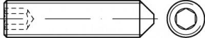 Menetes stift M20 25 mm TOOLCRAFT TO-5414097 100 db