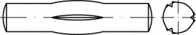 Hasított kétcsapos szeg 2 mm acél TOOLCRAFT TO-5437992 250 db