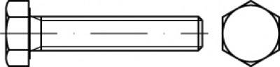 TOOLCRAFT TO-5443464 hatlapfejű csavar 31 mm 19 mm külső hatlap 83933 100 db