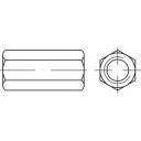 Hatlapú anya M10 88087 galvanikusan cinkezett acél 100 db TOOLCRAFT TO-5444181