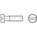 TOOLCRAFT TO-5445534 hengeres fejű csavar M8 25 mm egyeneshornyú DIN 84 200 db