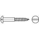 Félkerek facsavar 45 mm egyeneshornyú DIN 96 sárgaréz 200 db TOOLCRAFT TO-5446653