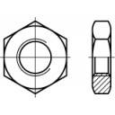 Hatlapú anya M4 DIN 439 sárgaréz 1000 db TOOLCRAFT TO-5447676
