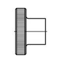 Recés anya M5 DIN 466 sárgaréz 50 db TOOLCRAFT TO-5447928