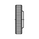 Recés anya M10 DIN 467 sárgaréz 10 db TOOLCRAFT TO-5447955