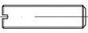 Menetes stift M8 10 mm TOOLCRAFT TO-5448138 100 db