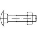 TOOLCRAFT TO-5448285 lapos félgömbfejű csavar M6 45 mm DIN 603 sárgaréz 100 db