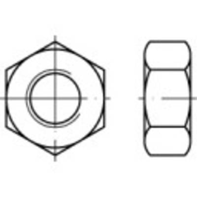 Hatlapú anya M16 DIN 934 sárgaréz 25 db TOOLCRAFT TO-5449887