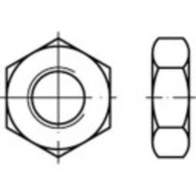 Hatlapú anya M14 DIN 936 sárgaréz 50 db TOOLCRAFT TO-5450034