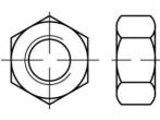 Hatlapú anya M4 ISO 4032 sárgaréz 1000 db TOOLCRAFT TO-5453505