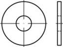 Szegecs korong 6,4 mm sárgaréz TOOLCRAFT TO-5454732 1000 db