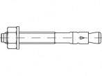 Alstertaler Schrauben & Präzisionsteile 887640100120116 Expressz horgony 116 mm 20 db