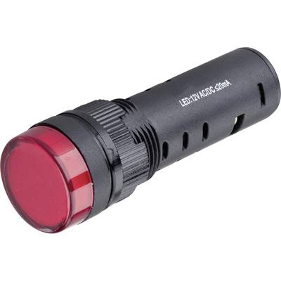 LED-es Pilot Lihgt villogó izzó 16 mm 12 V DC/AC piros Barthelme 58901211